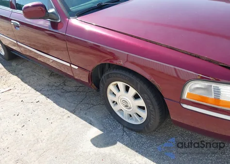2004 Mercury Grand Marquis Ls from USA, damaged, VIN 2MEFM75WX4X656488